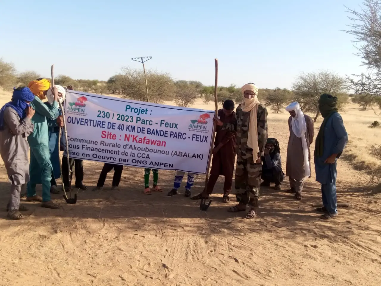 Travaux communautaires d'ouverture de bande pare-feux